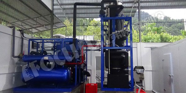 10 tons tube ice machine with 20T cold room--Indonesia-1