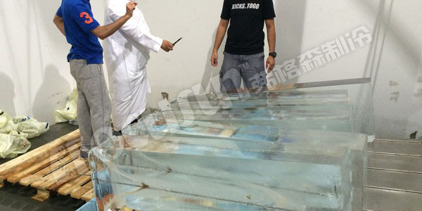 transparent brine system block ice machine--Bahrain-2